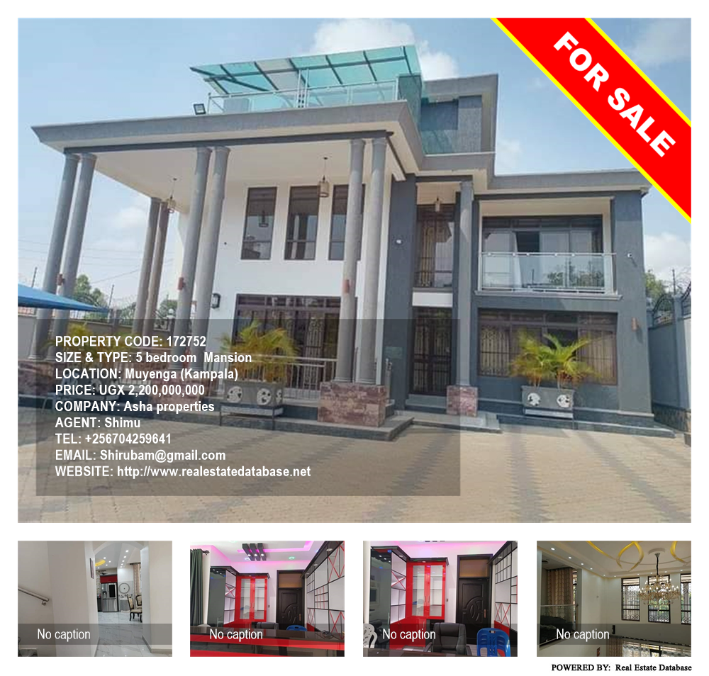 5 bedroom Mansion  for sale in Muyenga Kampala Uganda, code: 172752