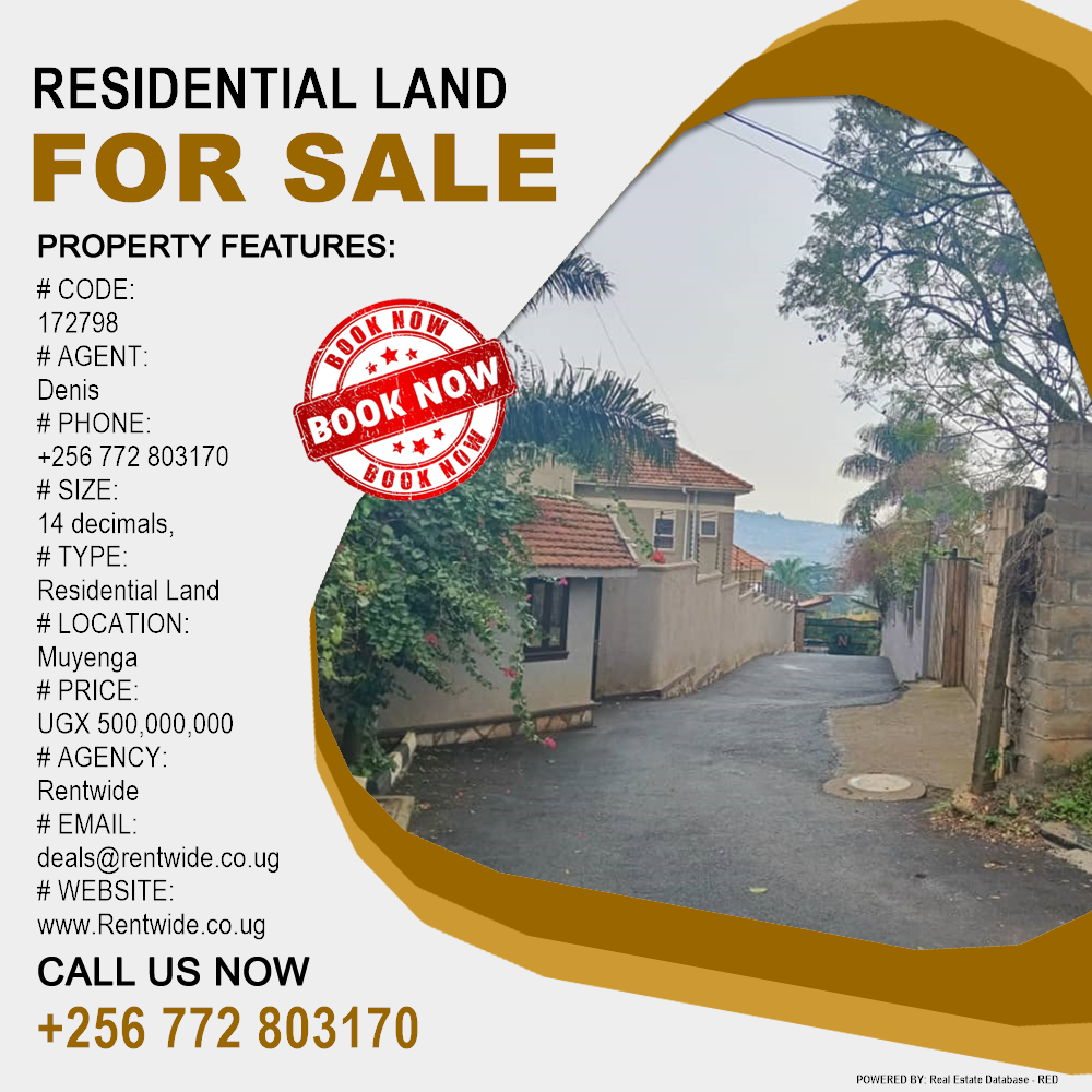 Residential Land  for sale in Muyenga Kampala Uganda, code: 172798