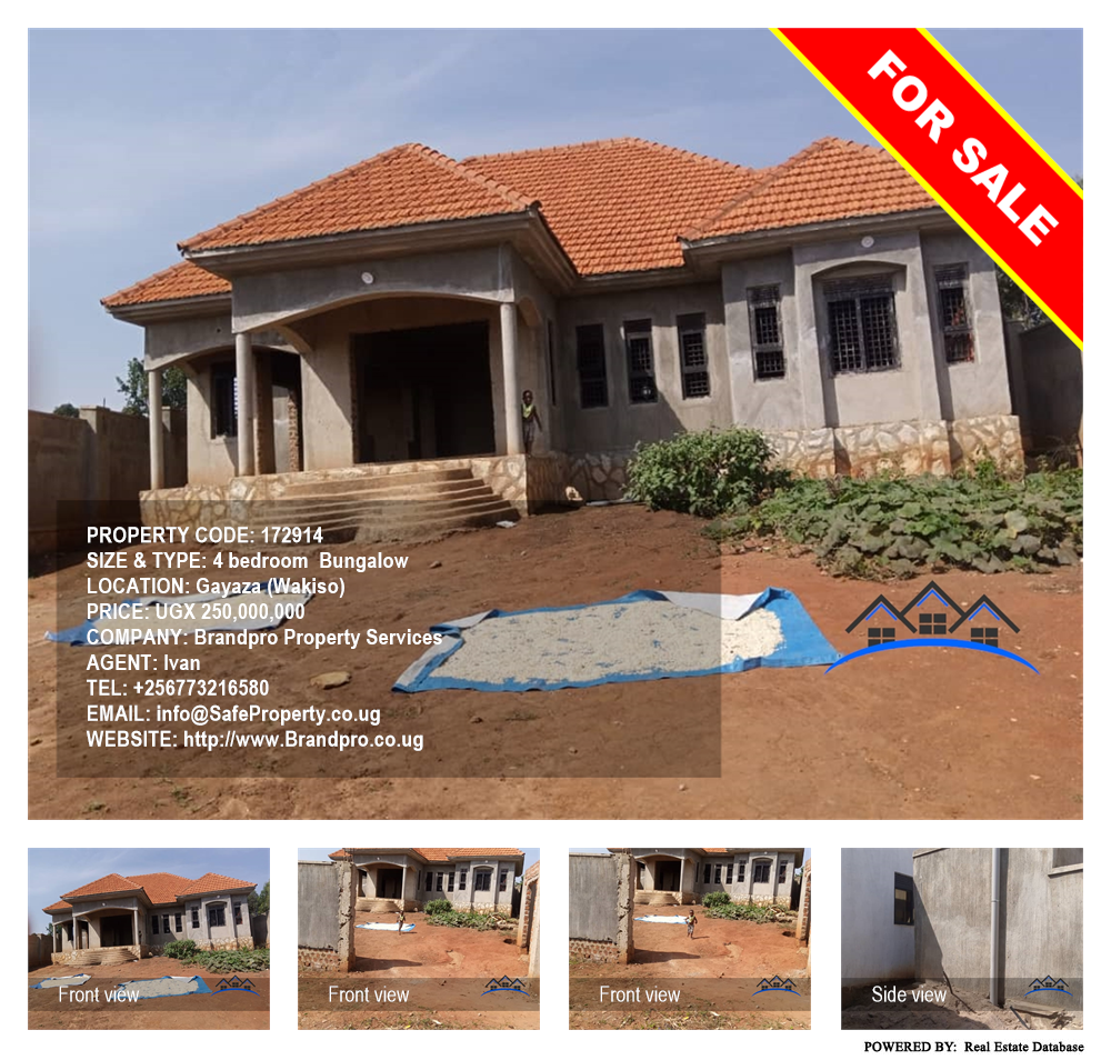 4 bedroom Bungalow  for sale in Gayaza Wakiso Uganda, code: 172914