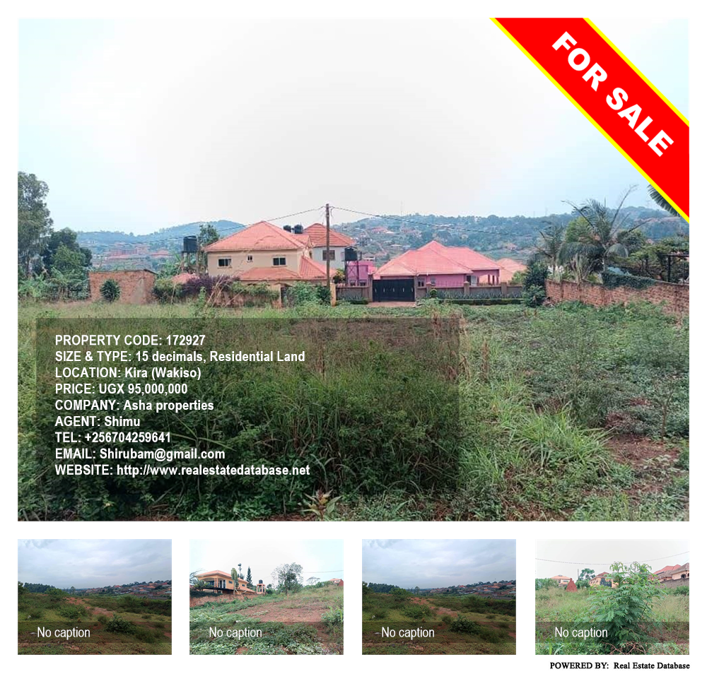 Residential Land  for sale in Kira Wakiso Uganda, code: 172927