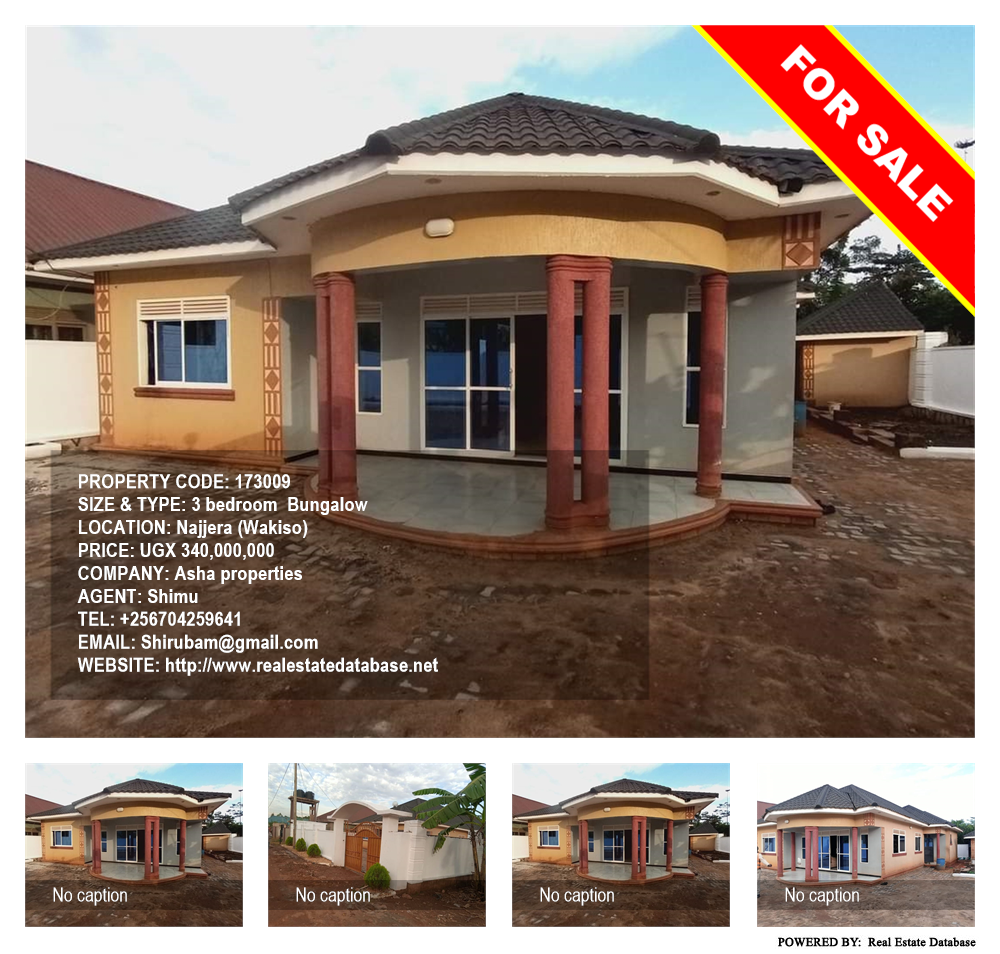 3 bedroom Bungalow  for sale in Najjera Wakiso Uganda, code: 173009