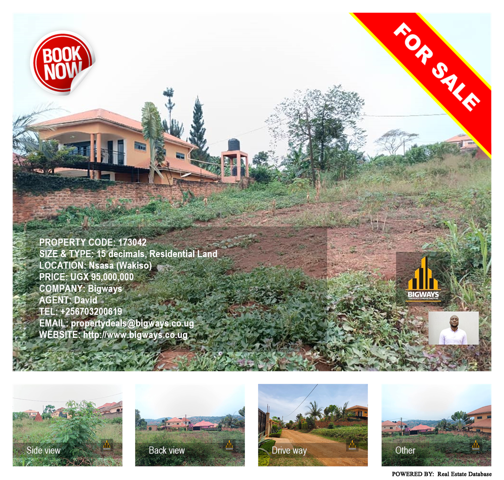 Residential Land  for sale in Nsasa Wakiso Uganda, code: 173042