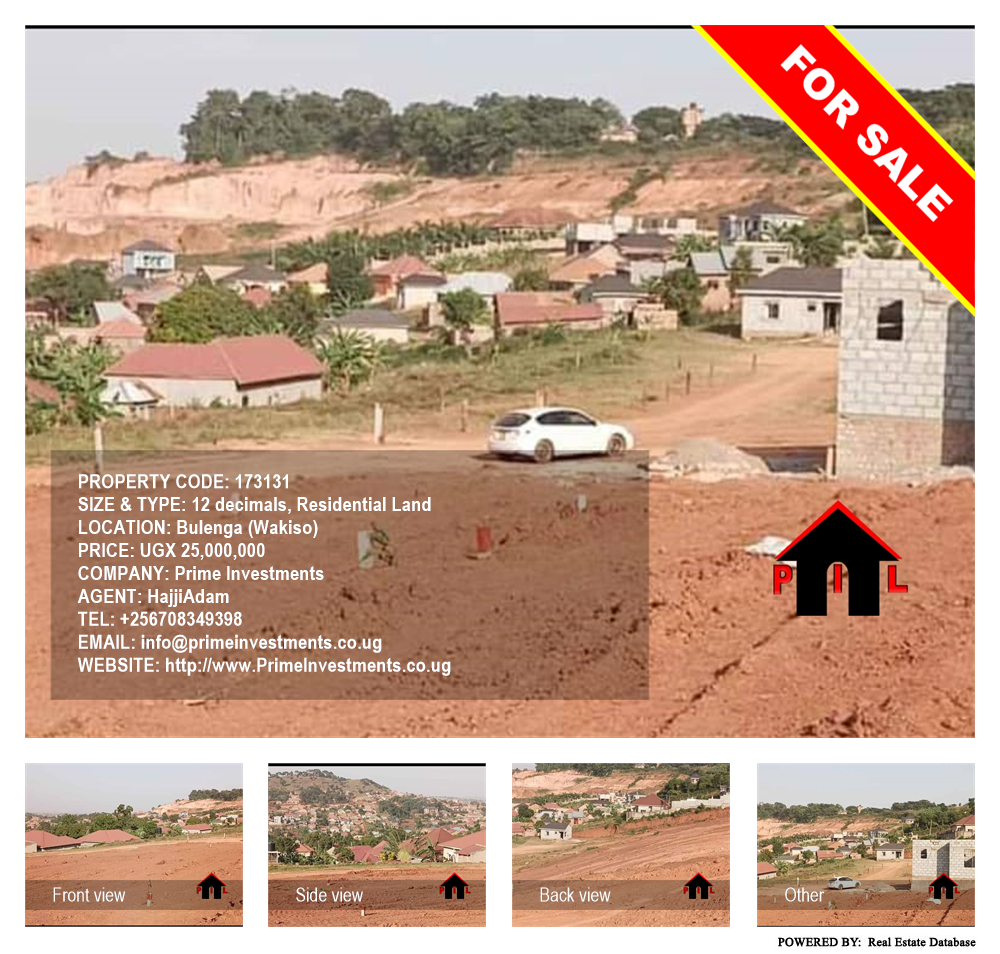 Residential Land  for sale in Bulenga Wakiso Uganda, code: 173131