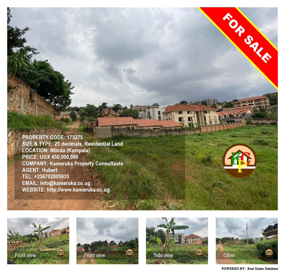 Residential Land  for sale in Ntinda Kampala Uganda, code: 173275