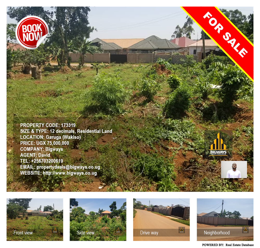 Residential Land  for sale in Garuga Wakiso Uganda, code: 173319