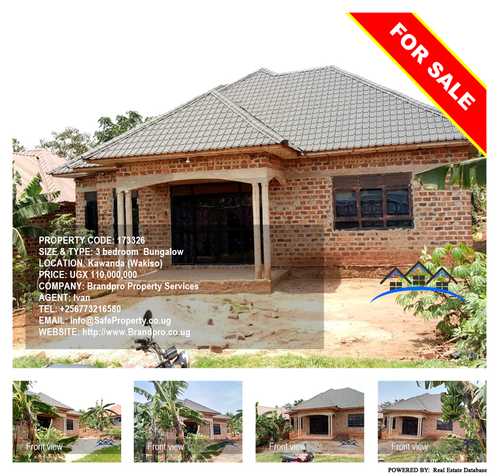 3 bedroom Bungalow  for sale in Kawanda Wakiso Uganda, code: 173326