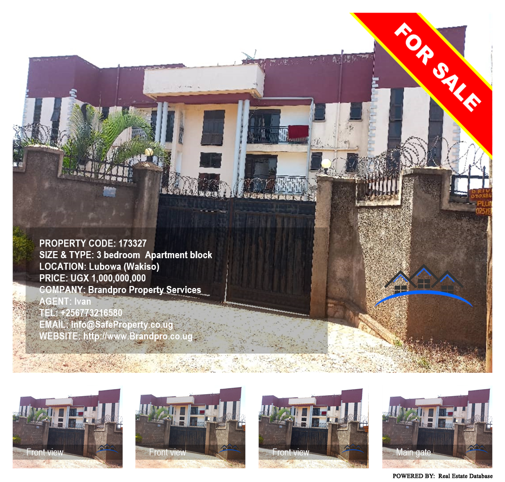 3 bedroom Apartment block  for sale in Lubowa Wakiso Uganda, code: 173327