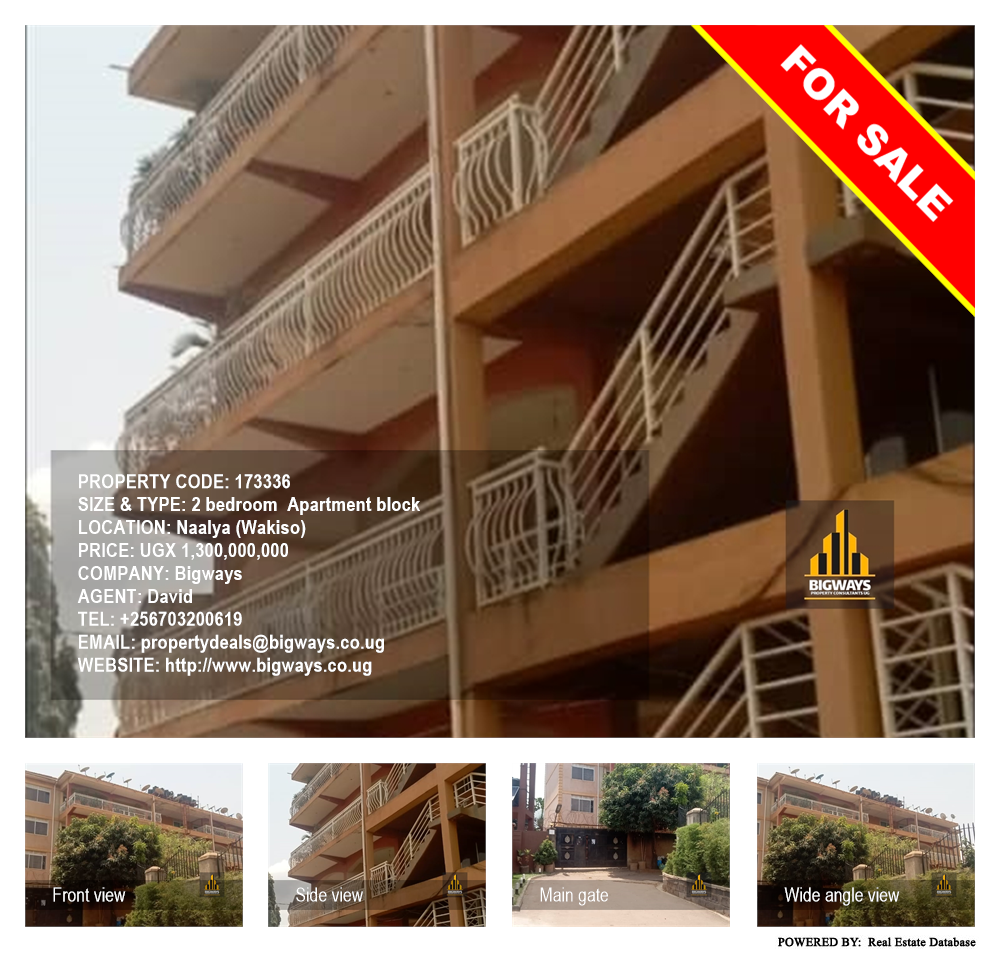 2 bedroom Apartment block  for sale in Naalya Wakiso Uganda, code: 173336