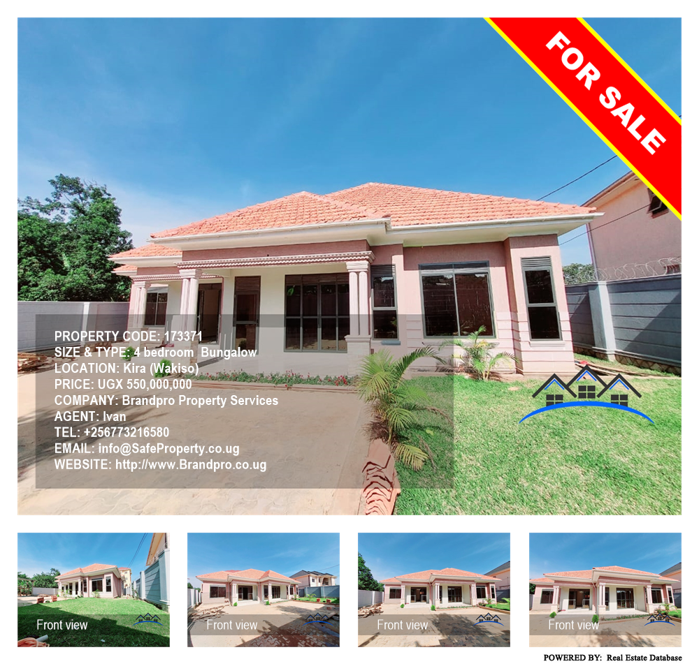 4 bedroom Bungalow  for sale in Kira Wakiso Uganda, code: 173371