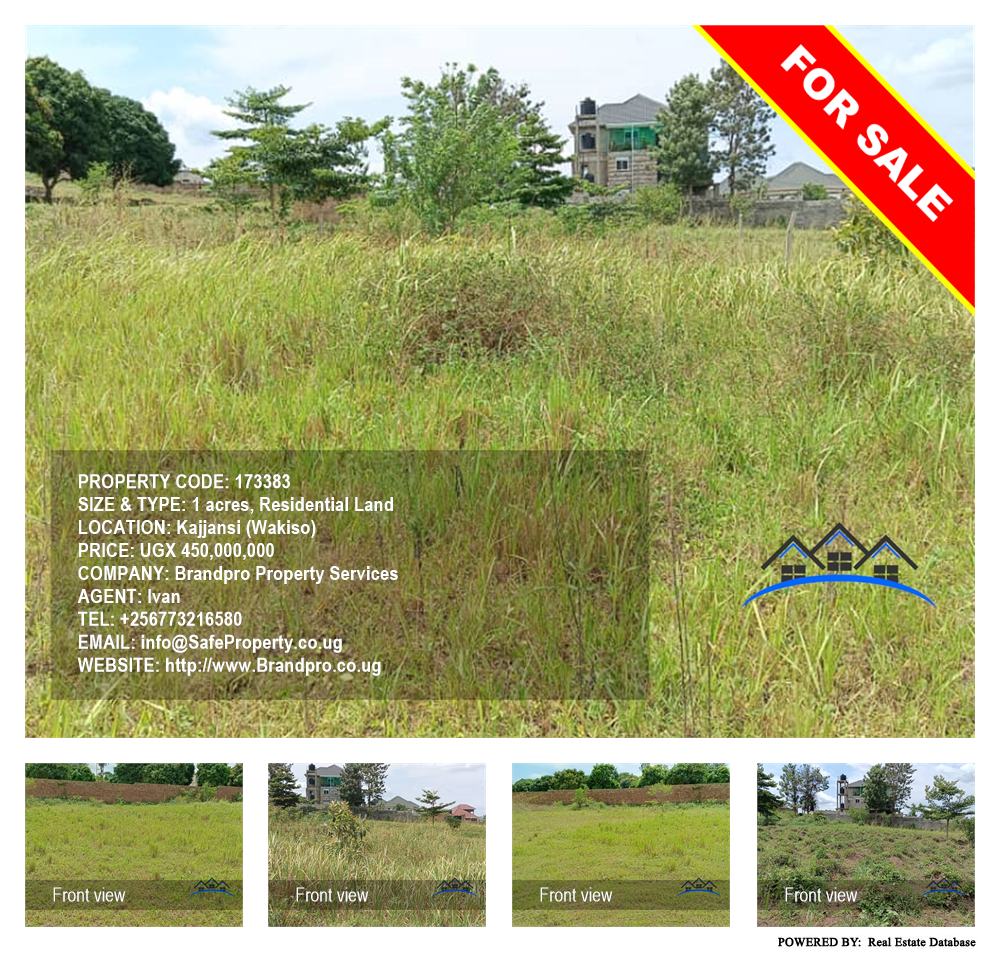 Residential Land  for sale in Kajjansi Wakiso Uganda, code: 173383