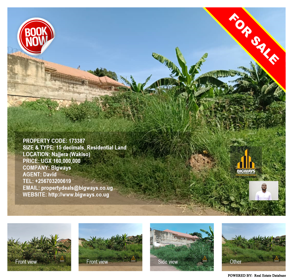 Residential Land  for sale in Najjera Wakiso Uganda, code: 173387