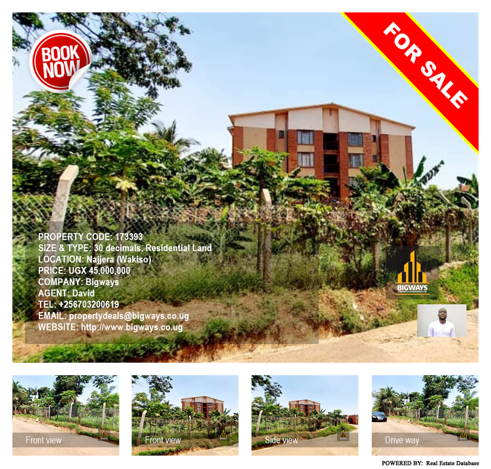 Residential Land  for sale in Najjera Wakiso Uganda, code: 173393