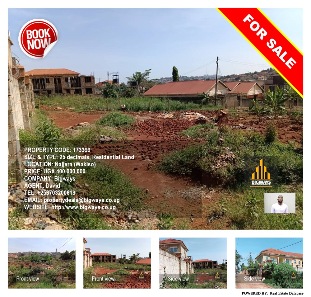 Residential Land  for sale in Najjera Wakiso Uganda, code: 173399