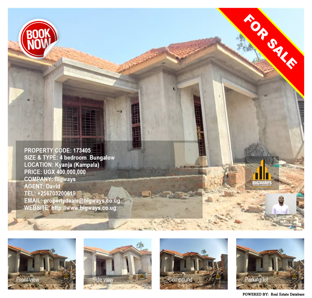 4 bedroom Bungalow  for sale in Kyanja Kampala Uganda, code: 173405