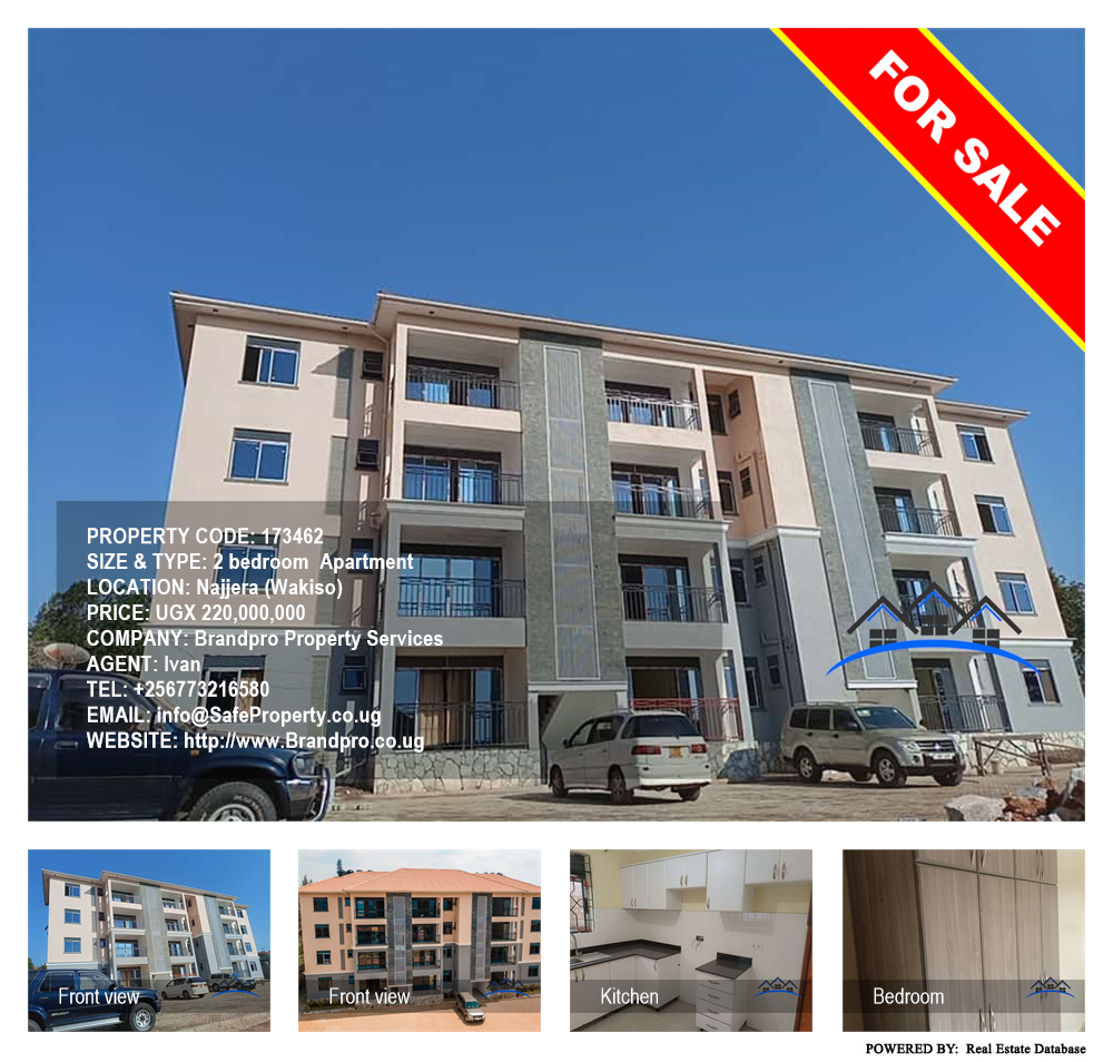 2 bedroom Apartment  for sale in Najjera Wakiso Uganda, code: 173462