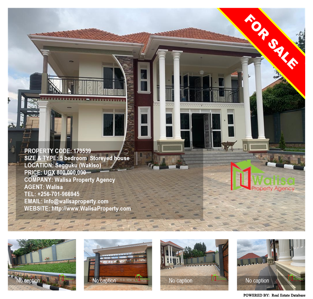 5 bedroom Storeyed house  for sale in Seguku Wakiso Uganda, code: 173539