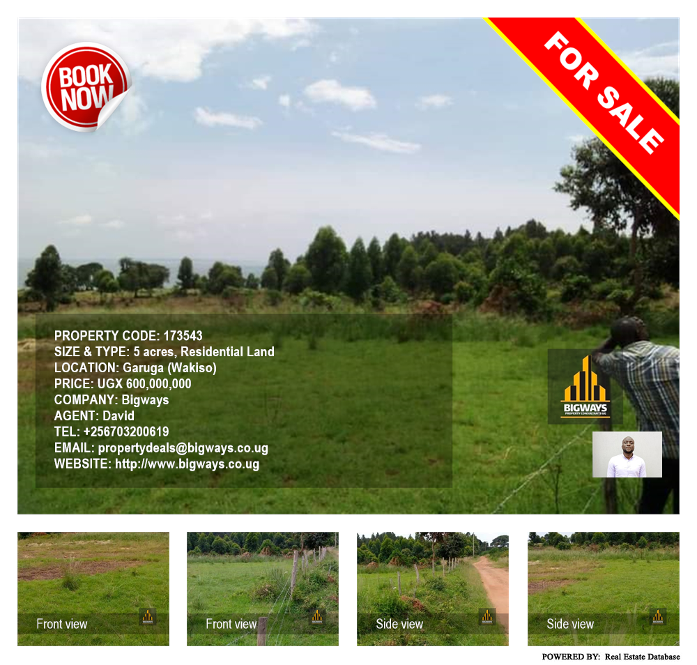 Residential Land  for sale in Garuga Wakiso Uganda, code: 173543