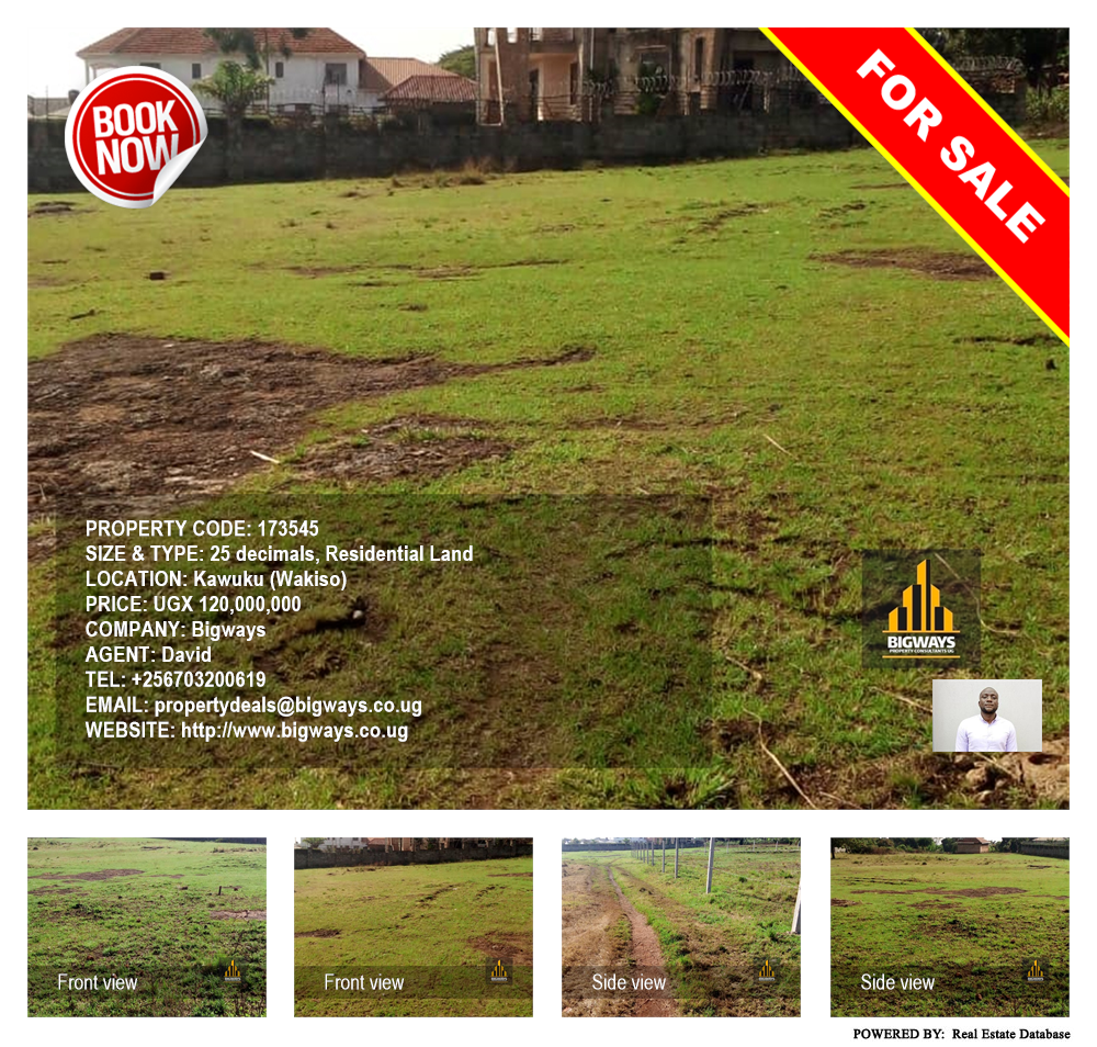 Residential Land  for sale in Kawuku Wakiso Uganda, code: 173545