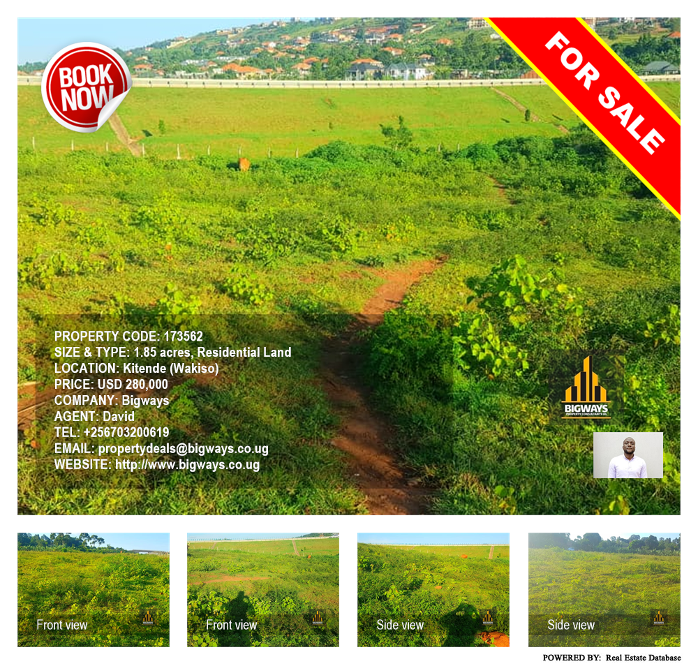 Residential Land  for sale in Kitende Wakiso Uganda, code: 173562