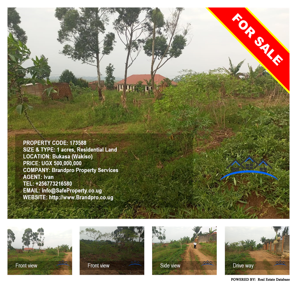 Residential Land  for sale in Bukasa Wakiso Uganda, code: 173588