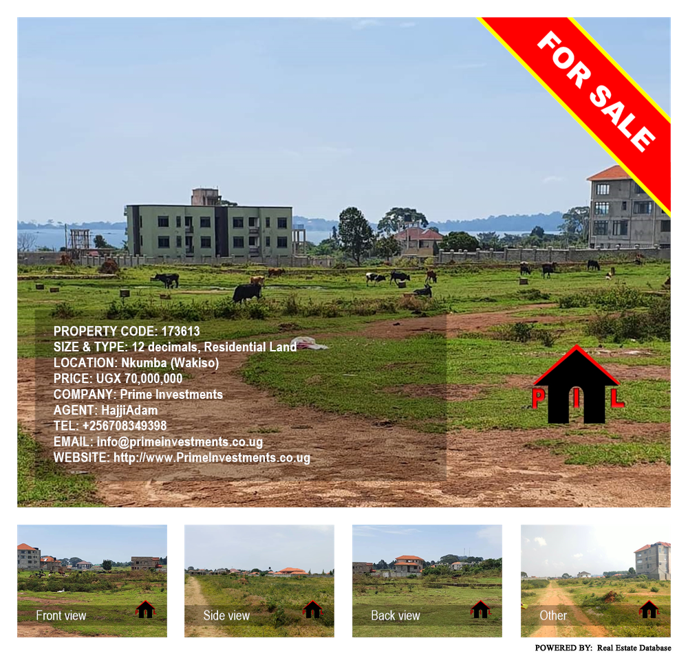 Residential Land  for sale in Nkumba Wakiso Uganda, code: 173613