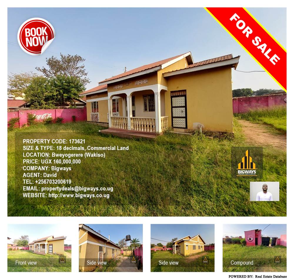 Commercial Land  for sale in Bweyogerere Wakiso Uganda, code: 173621