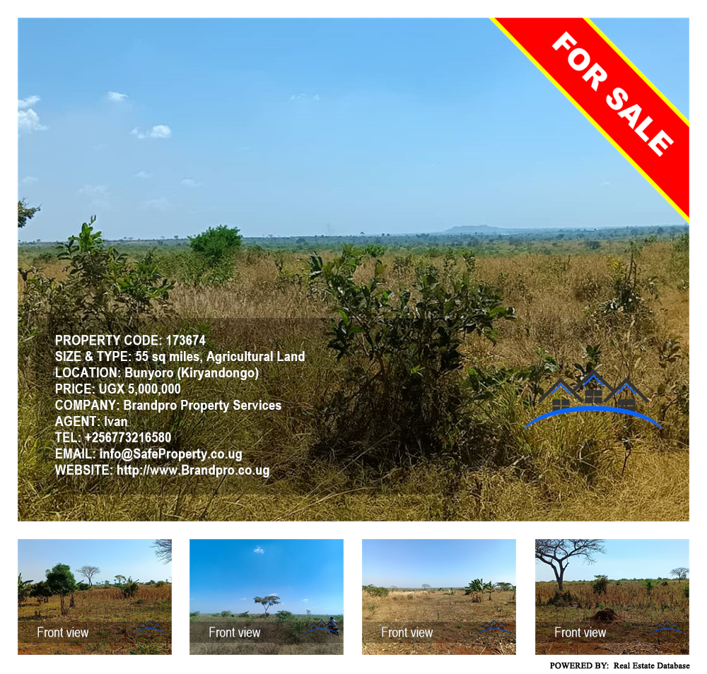 Agricultural Land  for sale in Bunyoro Kiryandongo Uganda, code: 173674