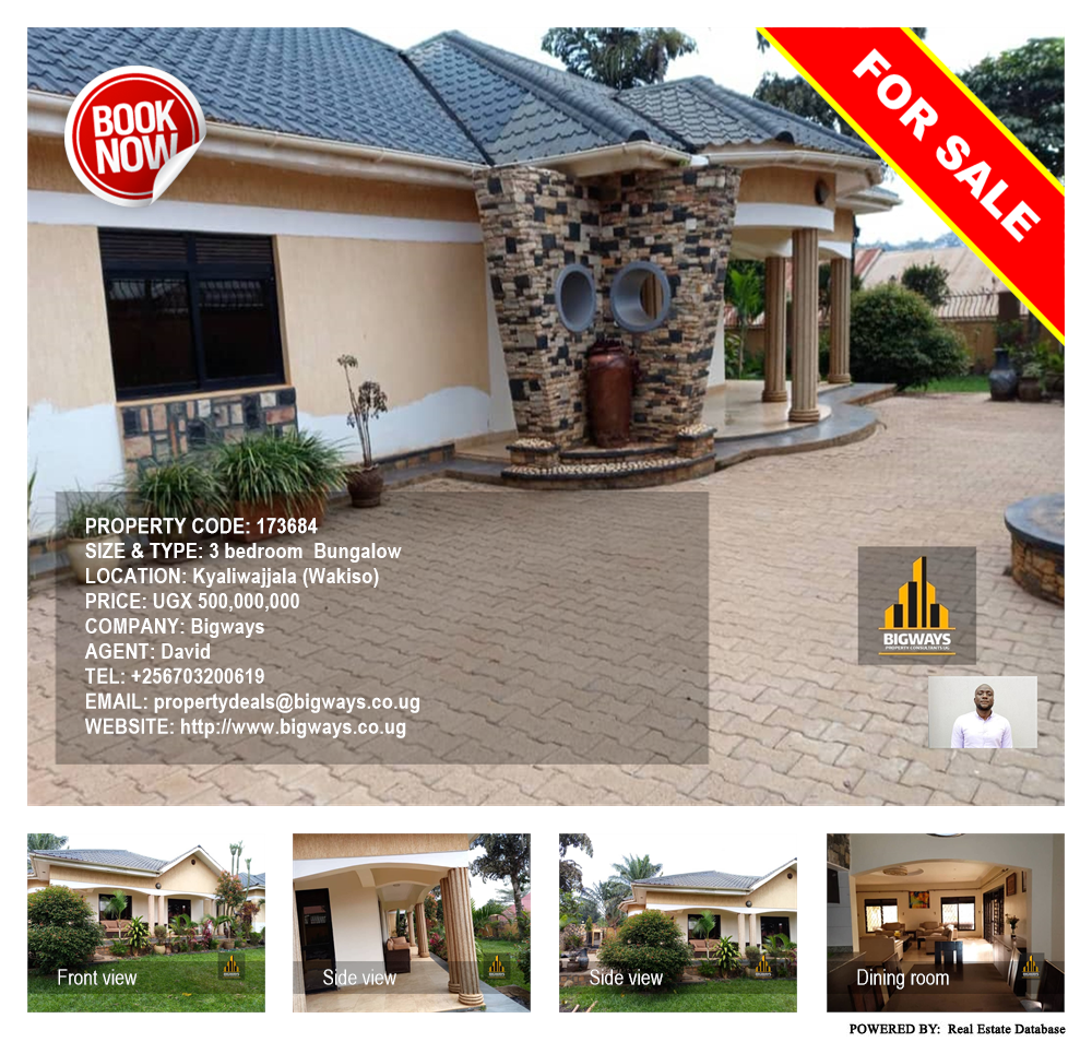 3 bedroom Bungalow  for sale in Kyaliwajjala Wakiso Uganda, code: 173684