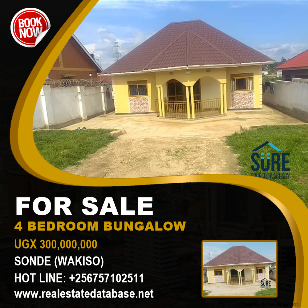 4 bedroom Bungalow  for sale in Sonde Wakiso Uganda, code: 173725