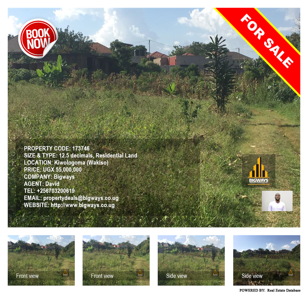 Residential Land  for sale in Kiwologoma Wakiso Uganda, code: 173746