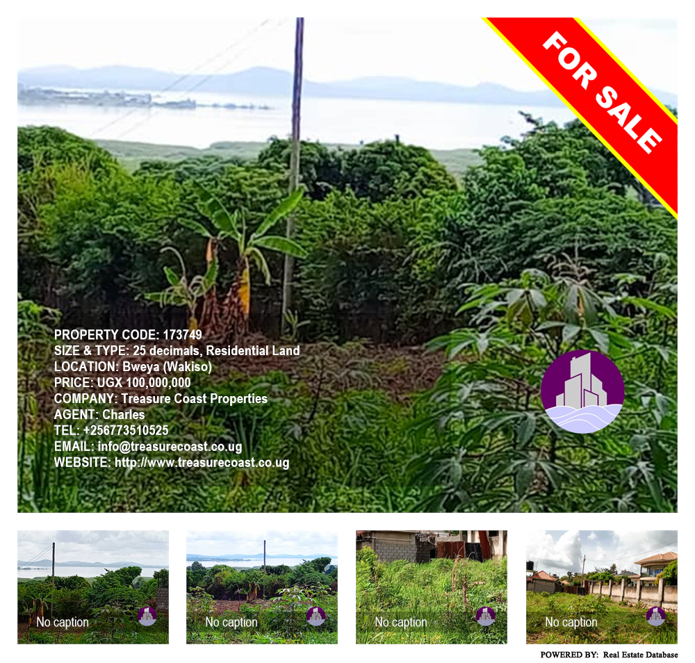 Residential Land  for sale in Bweya Wakiso Uganda, code: 173749