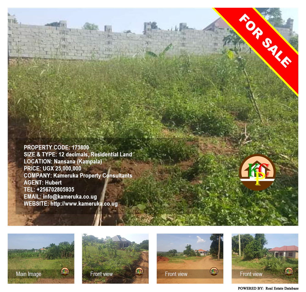 Residential Land  for sale in Nansana Kampala Uganda, code: 173800