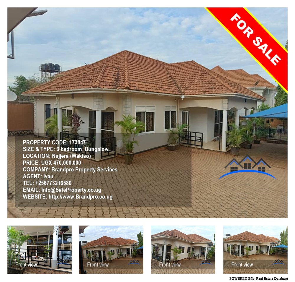 3 bedroom Bungalow  for sale in Najjera Wakiso Uganda, code: 173847