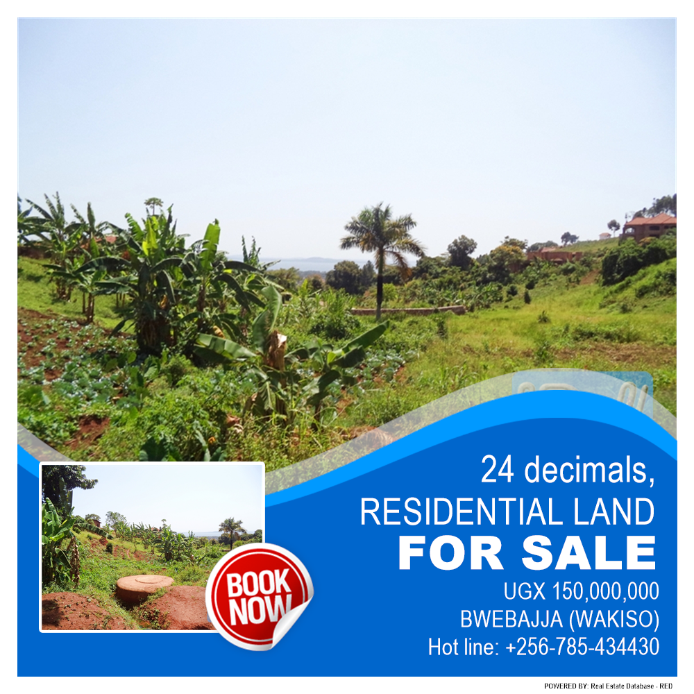 Residential Land  for sale in Bwebajja Wakiso Uganda, code: 173899