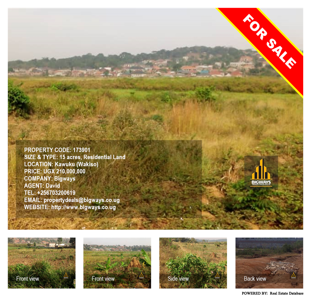 Residential Land  for sale in Kawuku Wakiso Uganda, code: 173901