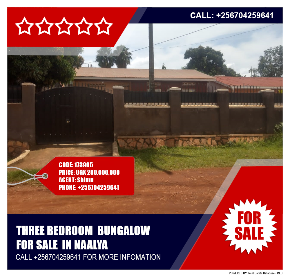 3 bedroom Bungalow  for sale in Naalya Wakiso Uganda, code: 173905