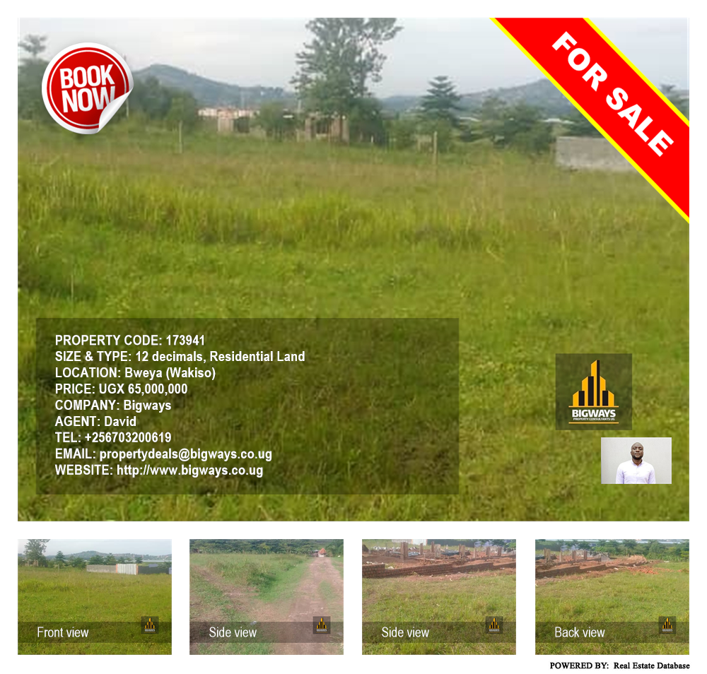 Residential Land  for sale in Bweya Wakiso Uganda, code: 173941