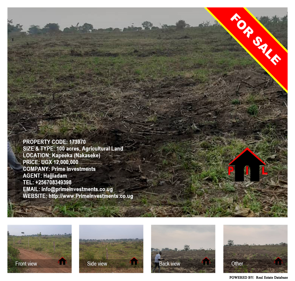 Agricultural Land  for sale in Kapeeka Nakaseke Uganda, code: 173970