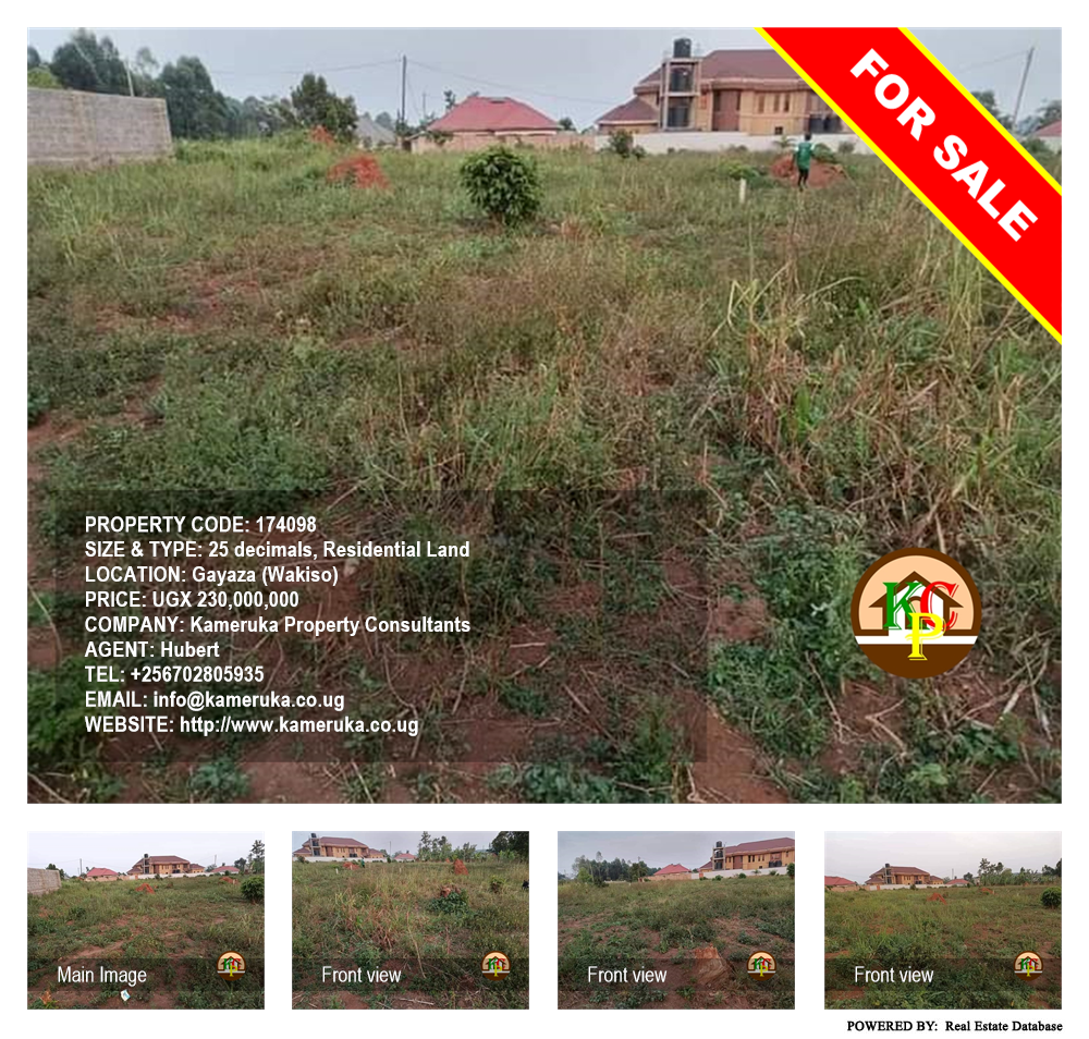 Residential Land  for sale in Gayaza Wakiso Uganda, code: 174098