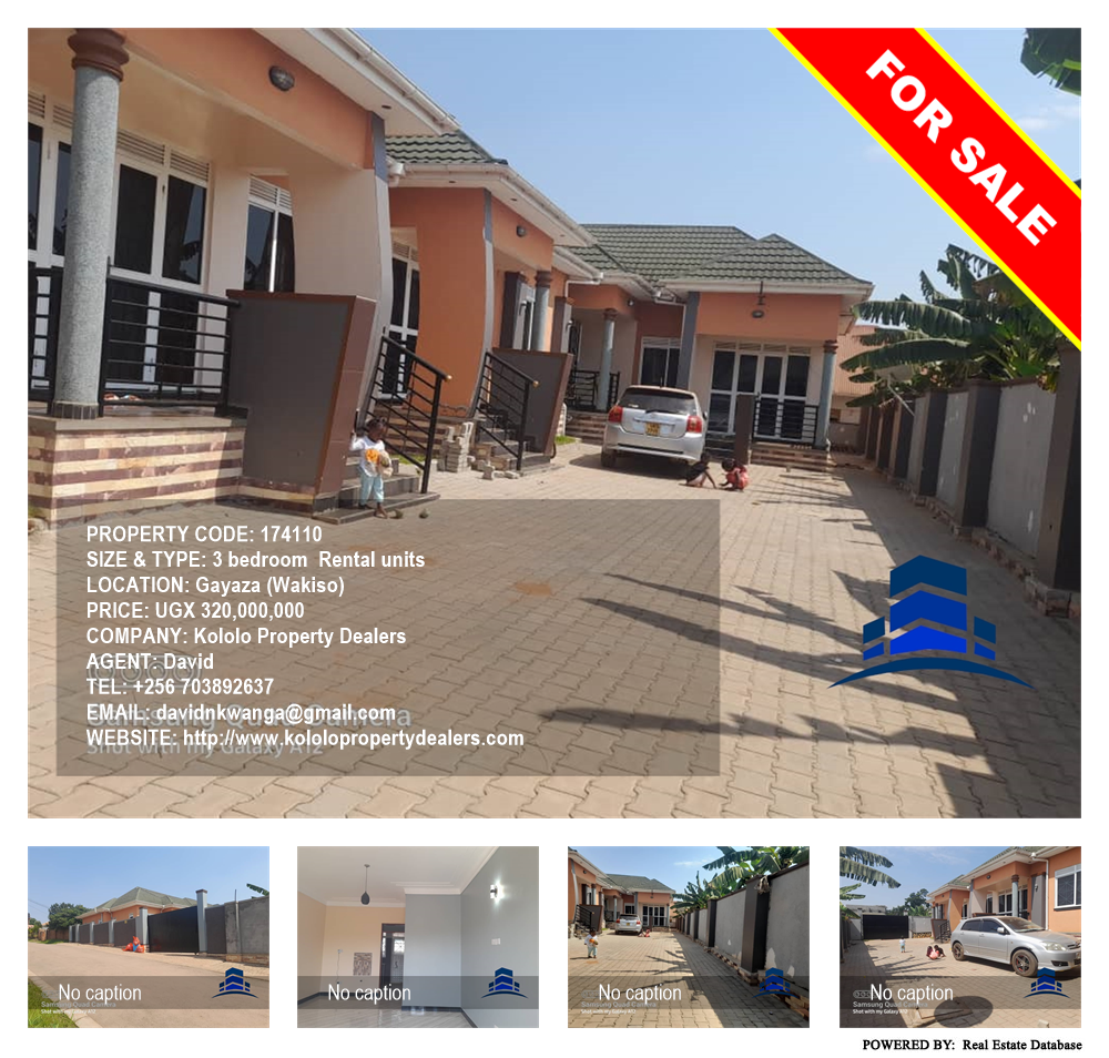 3 bedroom Rental units  for sale in Gayaza Wakiso Uganda, code: 174110