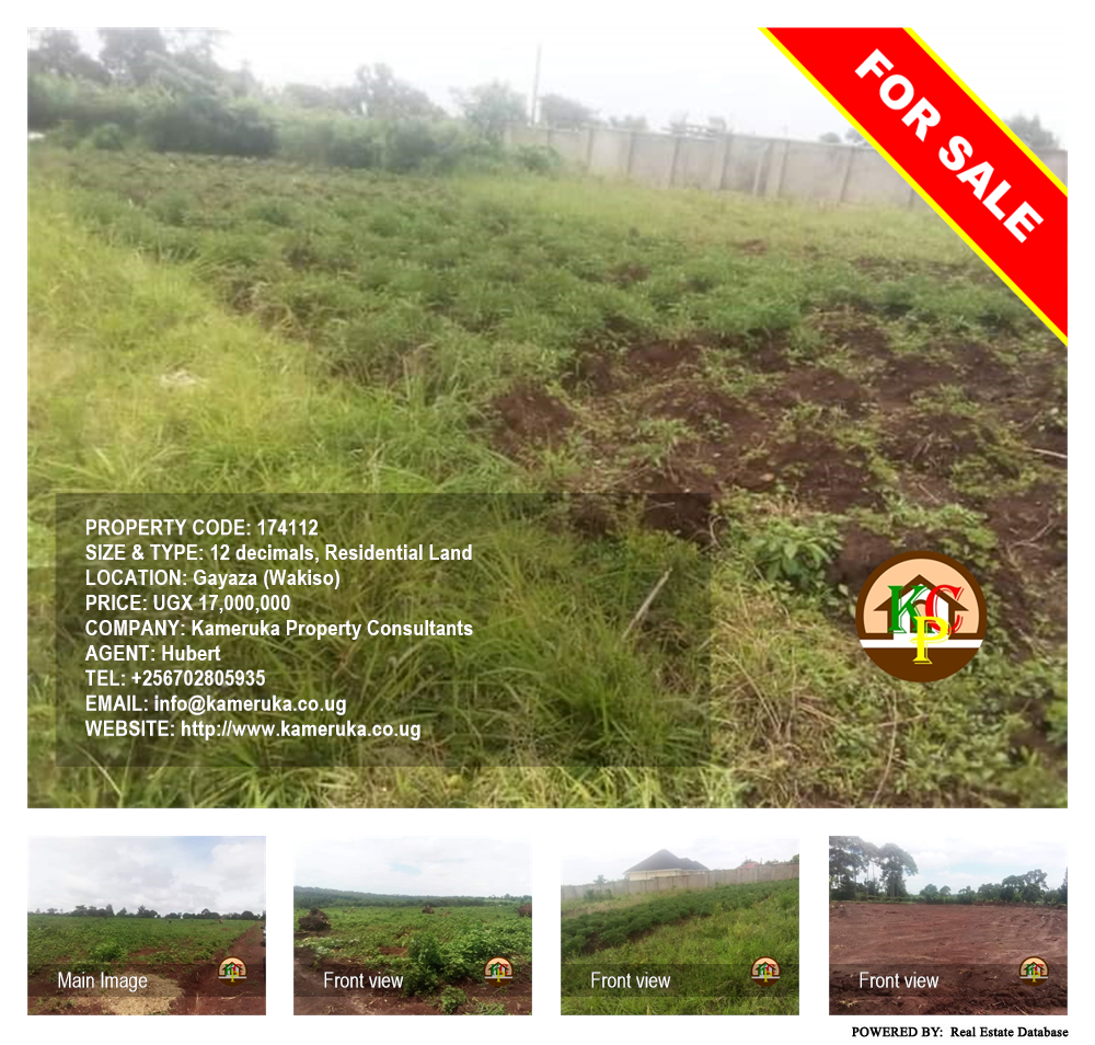 Residential Land  for sale in Gayaza Wakiso Uganda, code: 174112