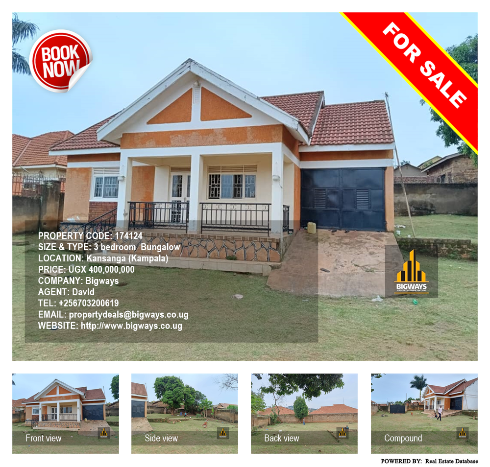 3 bedroom Bungalow  for sale in Kansanga Kampala Uganda, code: 174124