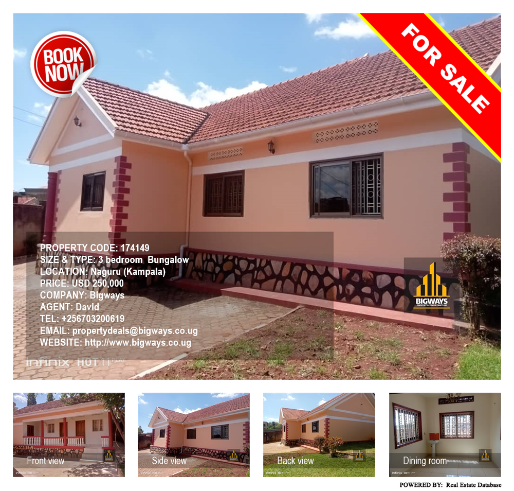 3 bedroom Bungalow  for sale in Naguru Kampala Uganda, code: 174149