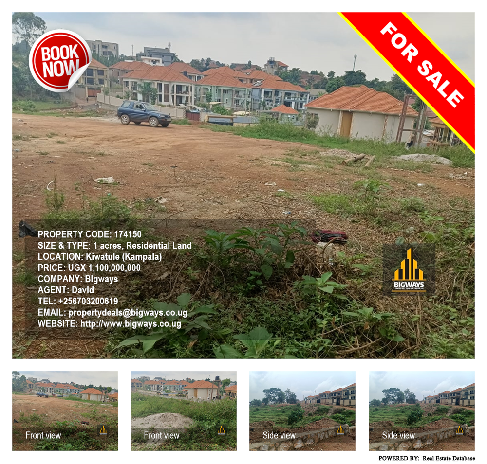 Residential Land  for sale in Kiwaatule Kampala Uganda, code: 174150