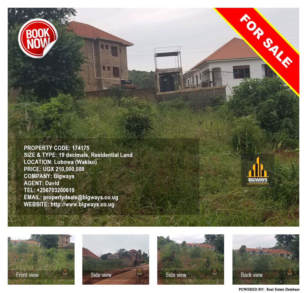 Residential Land  for sale in Lubowa Wakiso Uganda, code: 174175