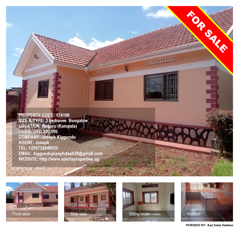 3 bedroom Bungalow  for sale in Naguru Kampala Uganda, code: 174196