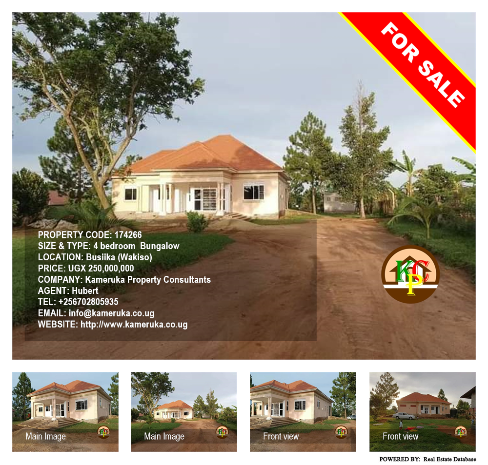 4 bedroom Bungalow  for sale in Busiika Wakiso Uganda, code: 174266