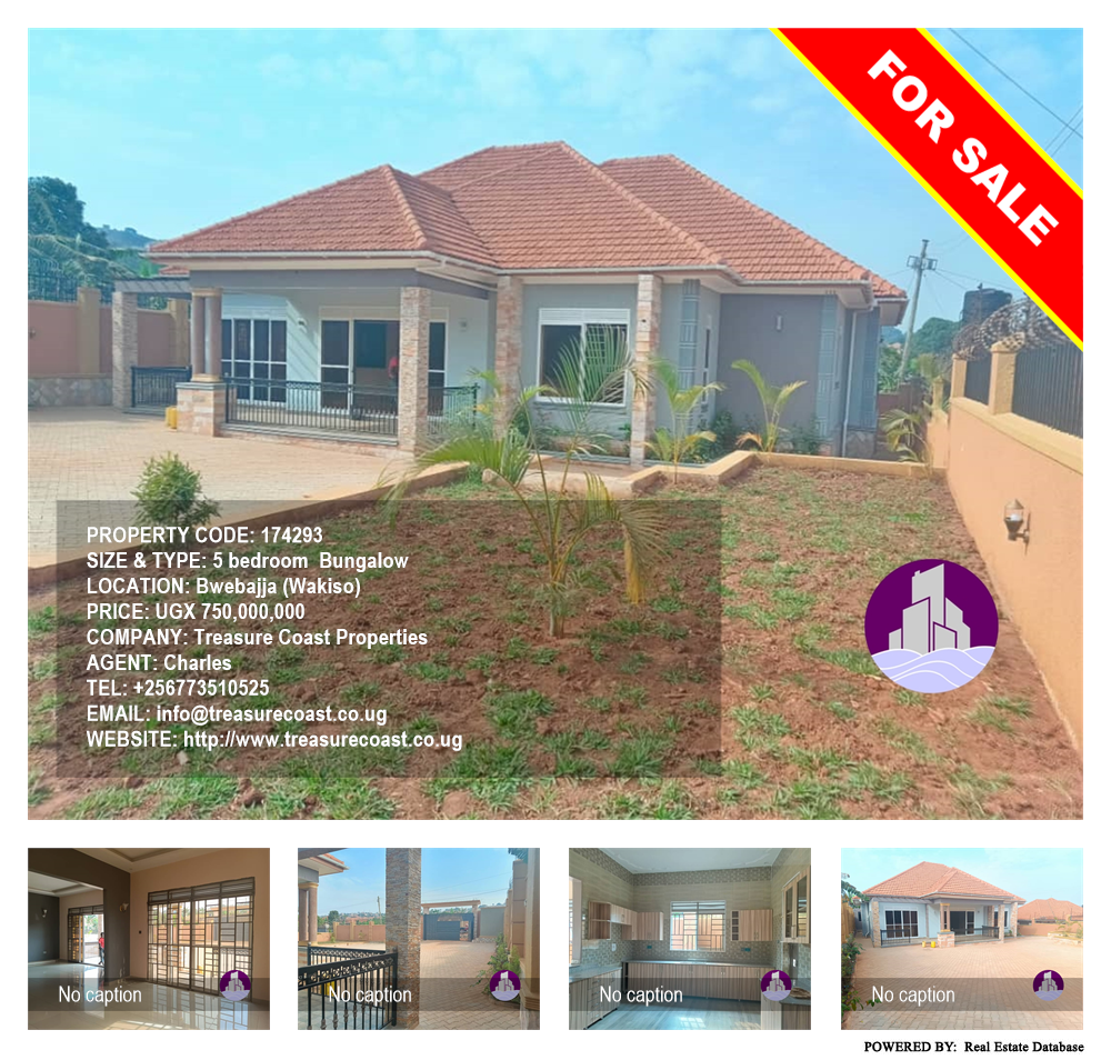 5 bedroom Bungalow  for sale in Bwebajja Wakiso Uganda, code: 174293