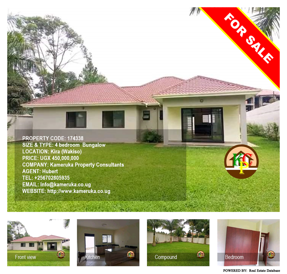 4 bedroom Bungalow  for sale in Kira Wakiso Uganda, code: 174338