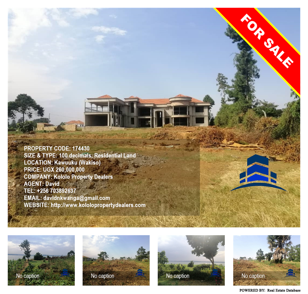 Residential Land  for sale in Kawuuku Wakiso Uganda, code: 174430